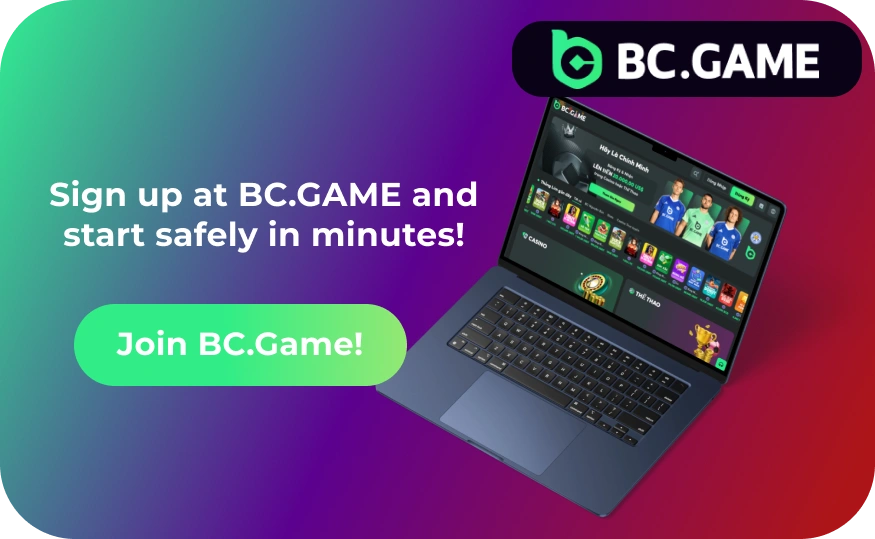 create BC Game account