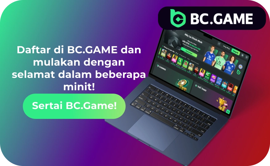 buat akaun BC Game