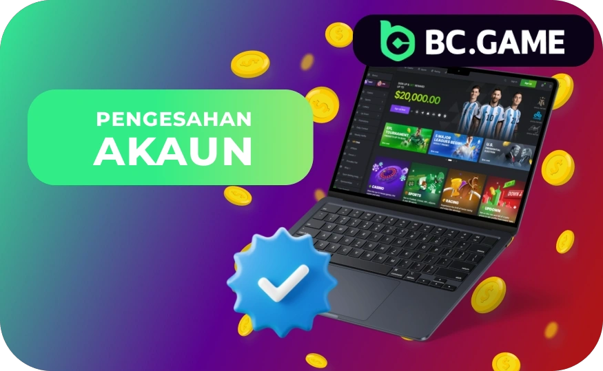 Sahkan akaun BC Game